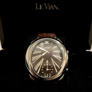 Le Vian Limited Edition Watch w/ Original Alligator Band and Original Box